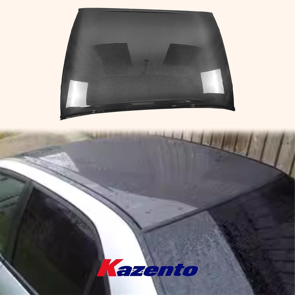 Kazento For Mitsubishi Evolution EVO 7 8 9 Carbon Fiber Roof Panel (stick on Type) Kazento Carbon Parts 车身侧板 EVO8-ROOF-CO-CF