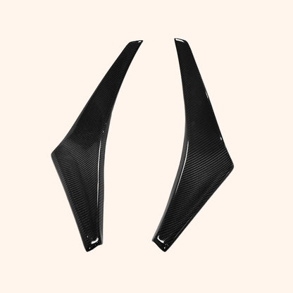 Kazento For Mitsubishi Evolution EVO 8 03-05 Carbon Fiber VS Style Front Bumper Canards