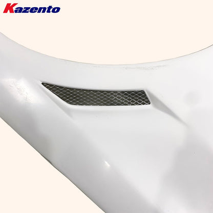 Kazento For Mitsubishi Evolution VIII EVO 8 9 Sedan VTX Fiberglass Rear Over Fender Kazento Carbon Parts 车身侧板 EVO8-RF-VTX-FRP