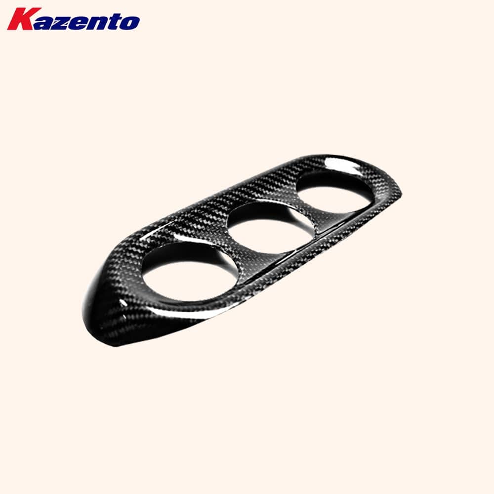 Kazento For Mitsubishi Evolution X EVO 10 CZ4A 07-16 Carbon Air Condition Trim Cover Kazento Carbon Parts 车身侧板 EVO10-AIR-CON-CF