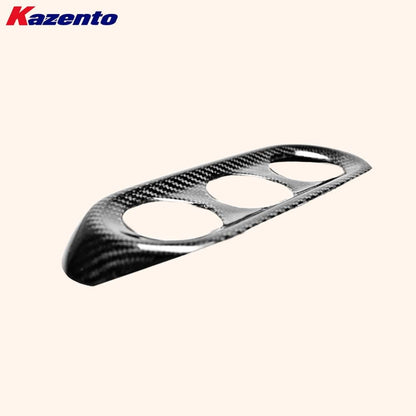 Kazento For Mitsubishi Evolution X EVO 10 CZ4A 07-16 Carbon Air Condition Trim Cover