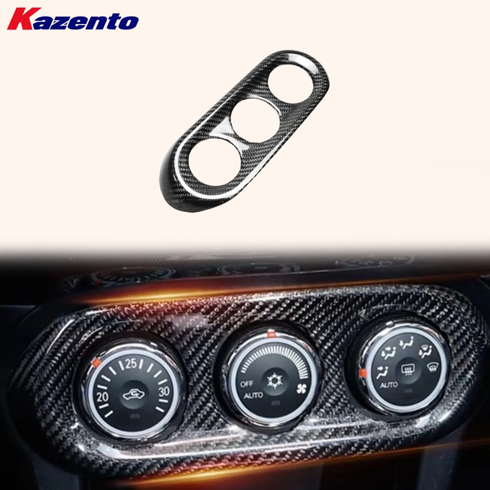 Kazento For Mitsubishi Evolution X EVO 10 CZ4A 07-16 Carbon Air Condition Trim Cover