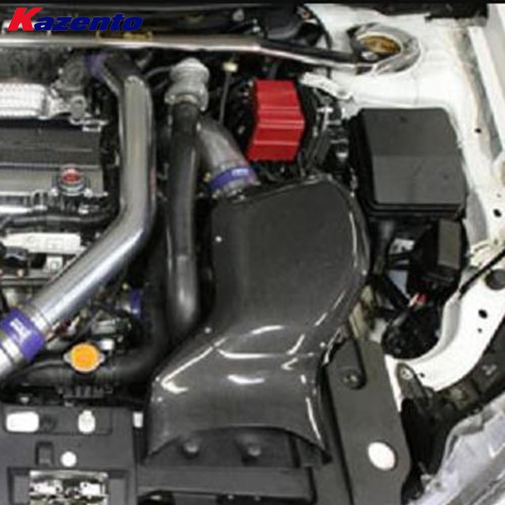 Kazento For Mitsubishi Evolution X EVO 10 CZ4A 07-16 Carbon KAN Style Air Intake Box Kazento Carbon Parts 车身侧板 EVO10-AIRBOX-KAN-CF