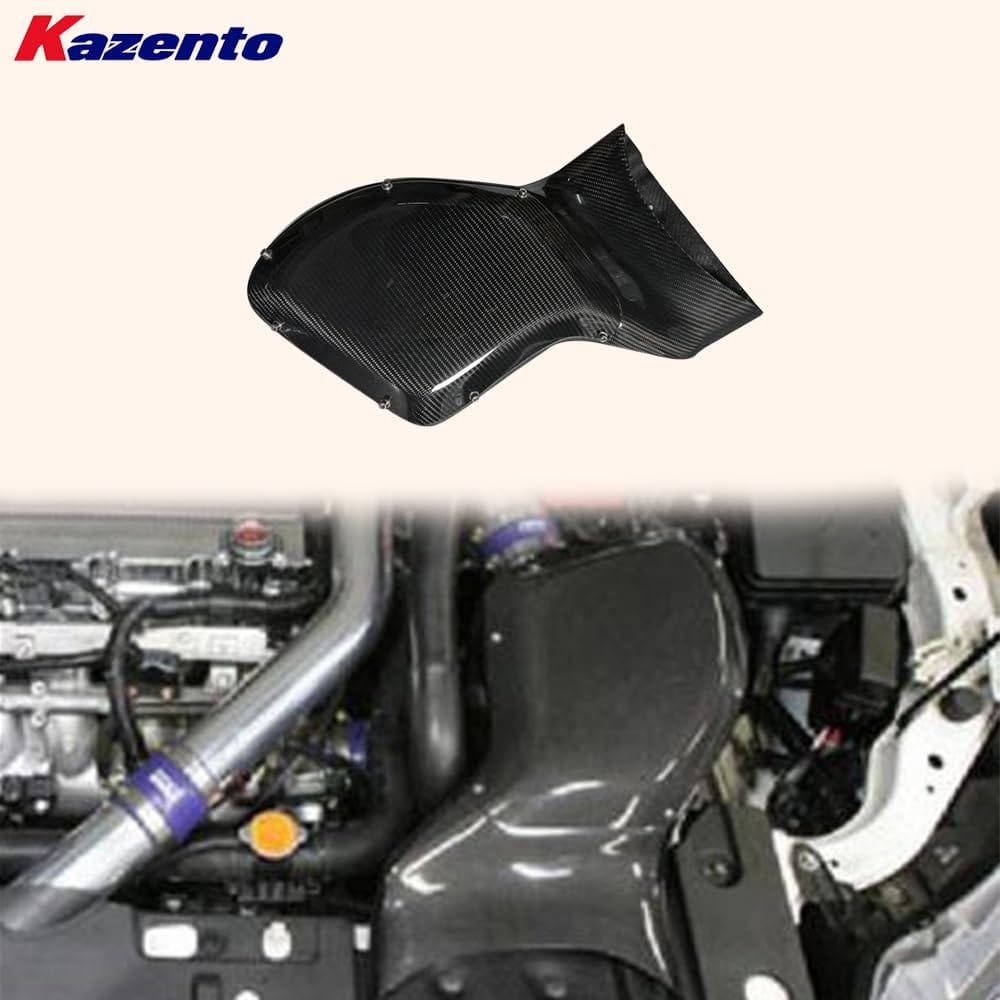 Kazento For Mitsubishi Evolution X EVO 10 CZ4A 07-16 Carbon KAN Style Air Intake Box Kazento Carbon Parts 车身侧板 EVO10-AIRBOX-KAN-CF