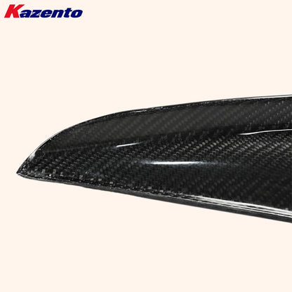 Kazento For Mitsubishi Evolution X EVO 10 CZ4A 07-16 VRS Carbon Front Bumper Canard 4pcs