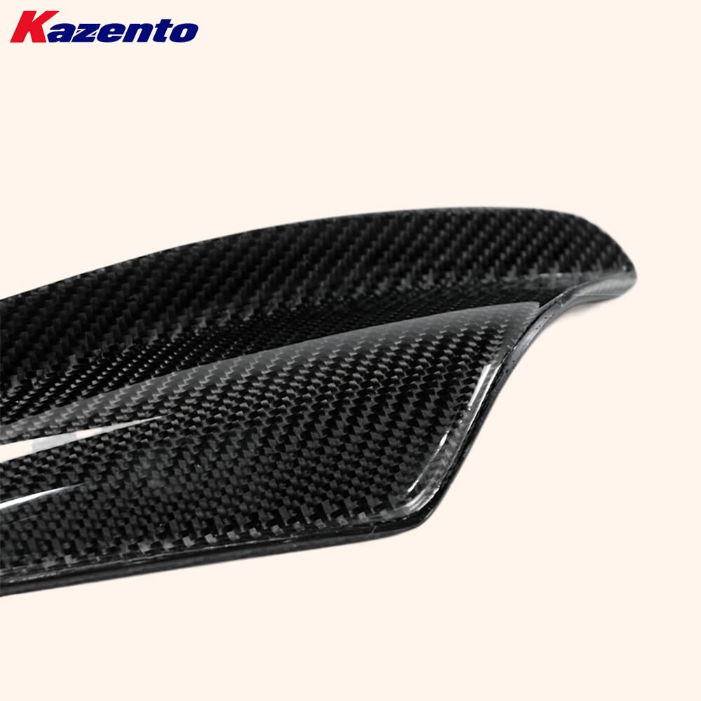 Kazento For Mitsubishi Evolution X EVO 10 CZ4A 07-16 VRS Carbon Front Bumper Canard 4pcs