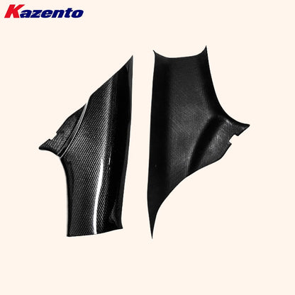 Kazento For Mitsubishi Evolution X EVO 10 CZ4A Sedan 07-16 Carbon Air Bag Seatbelt Cover