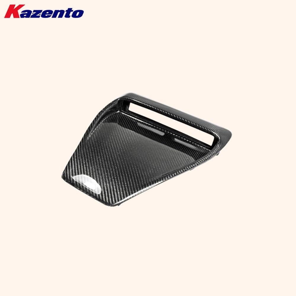 Kazento For Mitsubishi Evolution X EVO 10 CZ4A Sedan 07-16 OEM Style Hood Scoop Carbon Kazento Carbon Parts 车身侧板 EVO10-SCOOP-OE-CF