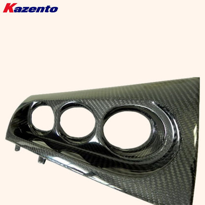 Kazento For Mitsubishi Evolution X EVO 10 (RHD) 07-16 M7 Carbon Triple Gauge Pod 60mm Kazento Carbon Parts 车身侧板 EVO10-POD-TRI-60R-CF
