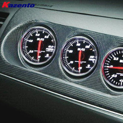 Kazento For Mitsubishi Evolution X EVO 10 (RHD) 07-16 M7 Carbon Triple Gauge Pod 60mm Kazento Carbon Parts 车身侧板 EVO10-POD-TRI-60R-CF