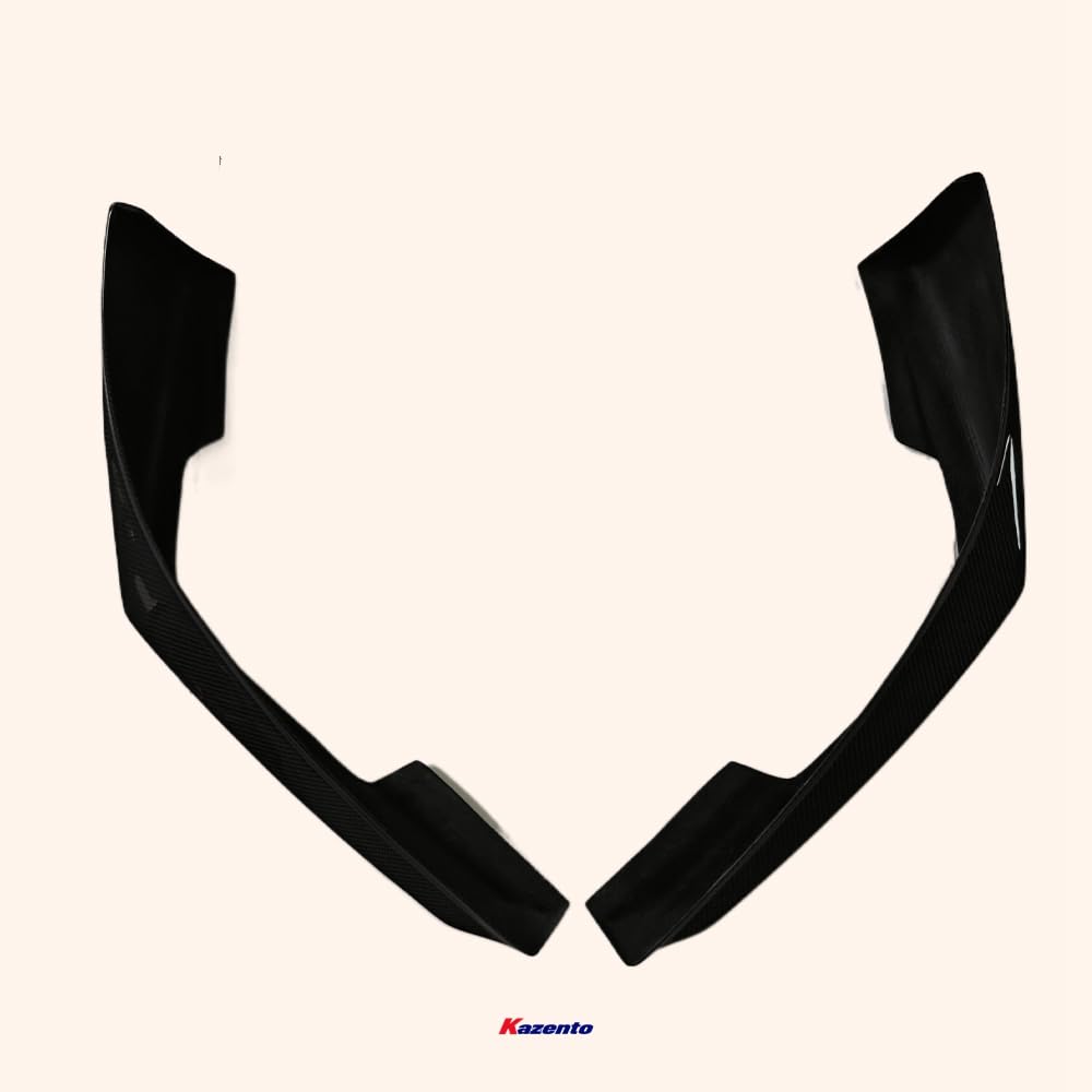 Kazento For Mitsubishi Lancer EVO 8 JP Style Carbon Fiber Front Lip Bumper Splitter Kazento Carbon Parts 车身侧板 EV08-FL-JP-CF
