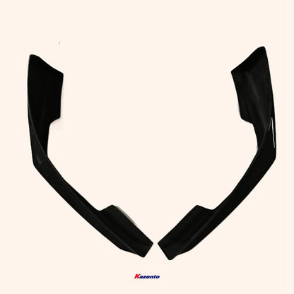Kazento For Mitsubishi Lancer EVO 8 JP Style Carbon Fiber Front Lip Bumper Splitter Kazento Carbon Parts 车身侧板 EV08-FL-JP-CF