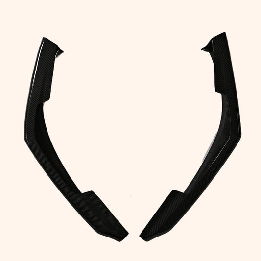 Kazento For Mitsubishi Lancer EVO 8 JP Style Carbon Fiber Front Lip Bumper Splitter Kazento Carbon Parts 车身侧板 EV08-FL-JP-CF