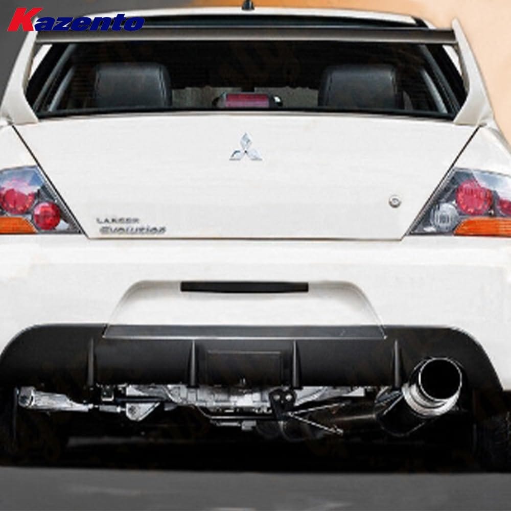 Kazento For Mitsubishi Lancer Evolution EVO 7 8 9 CT9A Sedan 01-07 Carbon Rear Diffuser