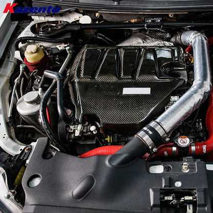 Kazento For Mitsubishi Lancer Evolution X EVO 10 CZ4A Sedan 07-16 OE Carbon Engine Cover Kazento Carbon Parts 车身侧板 EVO10-ENGINE-OE-CF