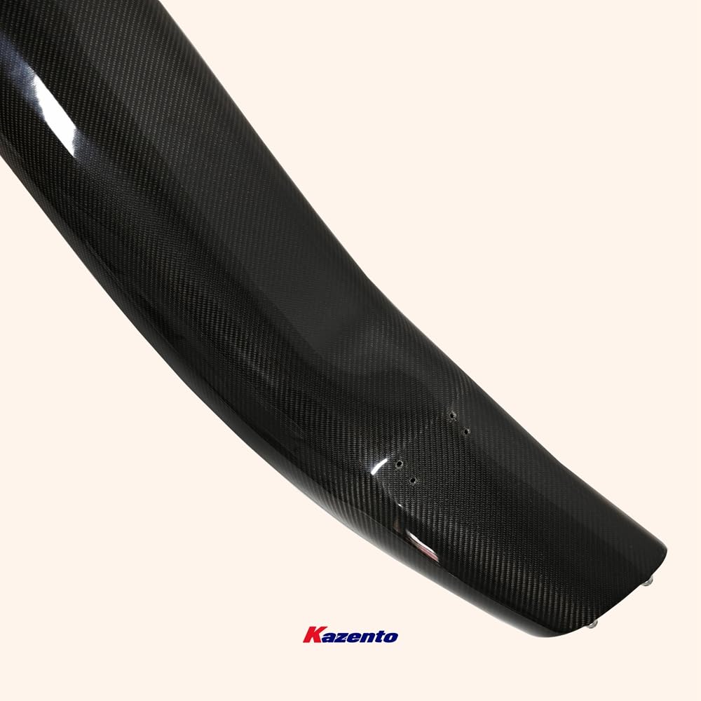 Kazento For Mustang 2015-2018 AP Style For Ford Wet Carbon Rear Trunk Bumper GT Spoiler Wing Kazento Carbon Parts 车身侧板 MUST1518-RS-AP-CF