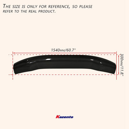 Kazento For Mustang 2015-2018 AP Style For Ford Wet Carbon Rear Trunk Bumper GT Spoiler Wing