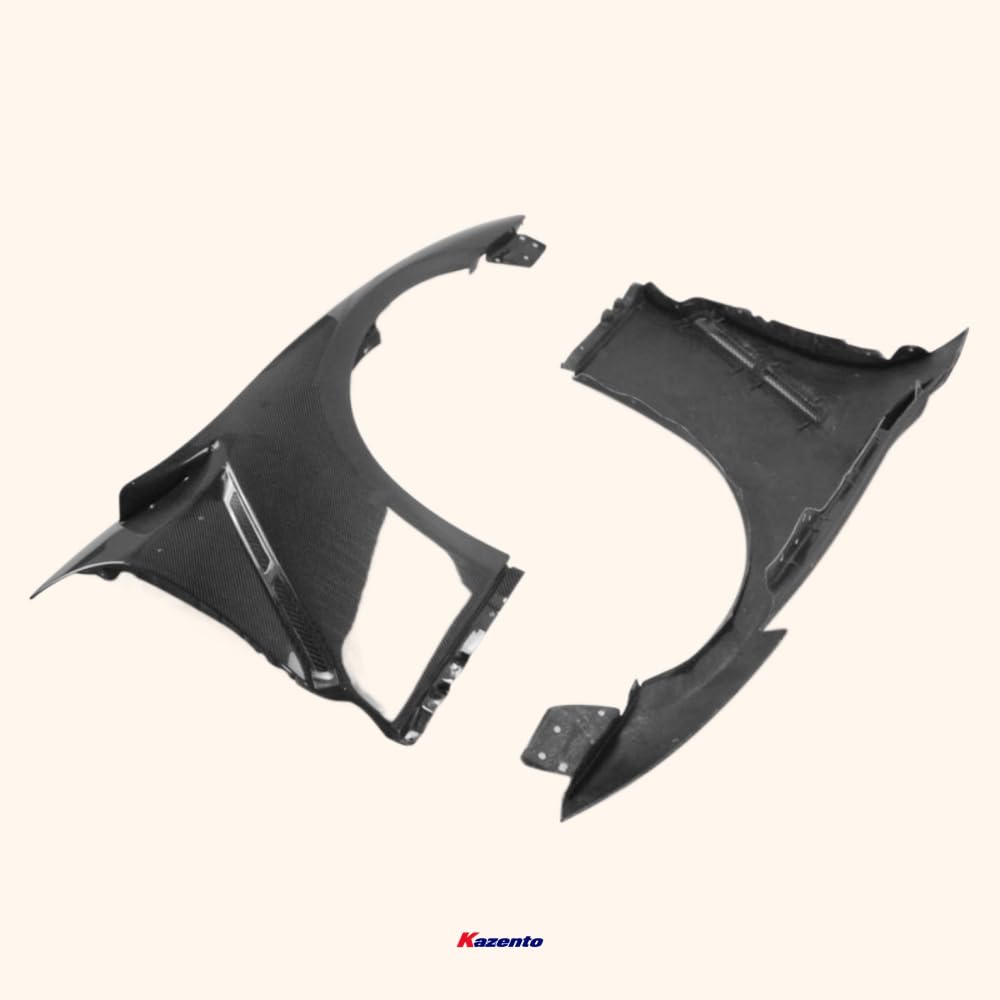 Kazento For Nissan 08-16 R35 Gtr Cba Dba Ni-Style Front Fender Carbon Fiber Kazento Carbon Parts 车身侧板 R35-FF-NIS-CF