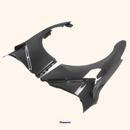 Kazento For Nissan 08-16 R35 Gtr Cba Dba Ni-Style Front Fender Carbon Fiber Kazento Carbon Parts 车身侧板 R35-FF-NIS-CF