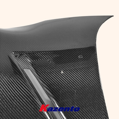 Kazento For Nissan 09-16 R35 Gtr Oem Front Fender (With Fender Vents) Carbon Fiber
