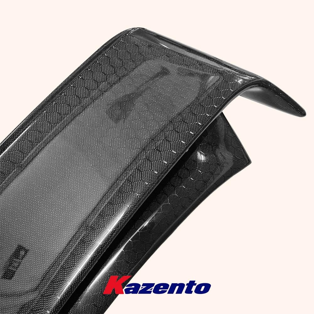 Kazento For Nissan 09-18 370Z Z34 NIS Style Honeycomb Carbon Rear Trunk Spoiler Wing Kazento Carbon Parts 车身侧板 370Z-RS-NIS2-HCF