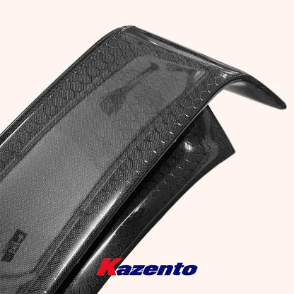 Kazento For Nissan 09-18 370Z Z34 NIS Style Honeycomb Carbon Rear Trunk Spoiler Wing Kazento Carbon Parts 车身侧板 370Z-RS-NIS2-HCF