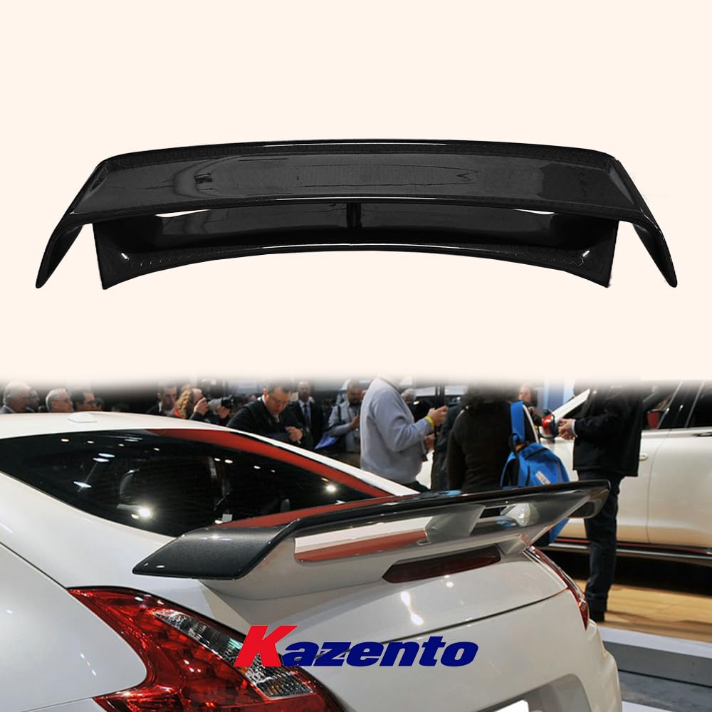 Kazento For Nissan 09-18 370Z Z34 NIS Style Honeycomb Carbon Rear Trunk Spoiler Wing Kazento Carbon Parts 车身侧板 370Z-RS-NIS2-HCF
