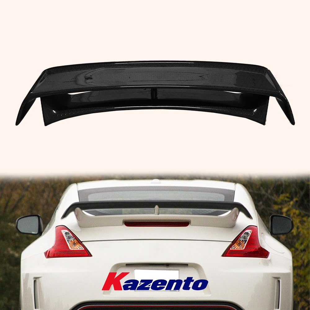 Kazento For Nissan 09-18 370Z Z34 NIS Style Honeycomb Carbon Rear Trunk Spoiler Wing Kazento Carbon Parts 车身侧板 370Z-RS-NIS2-HCF