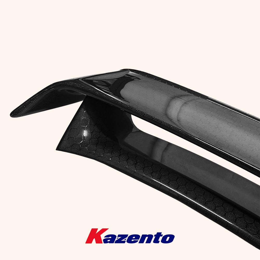 Kazento For Nissan 09-18 370Z Z34 NIS Style Honeycomb Carbon Rear Trunk Spoiler Wing