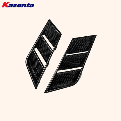 Kazento For Nissan 17-22 R35 GTR OE Style Carbon Fiber Rear Bumper Bottom Lip Side Duct Kazento Carbon Parts 车身侧板 R35-RLVT-OE-17-CF