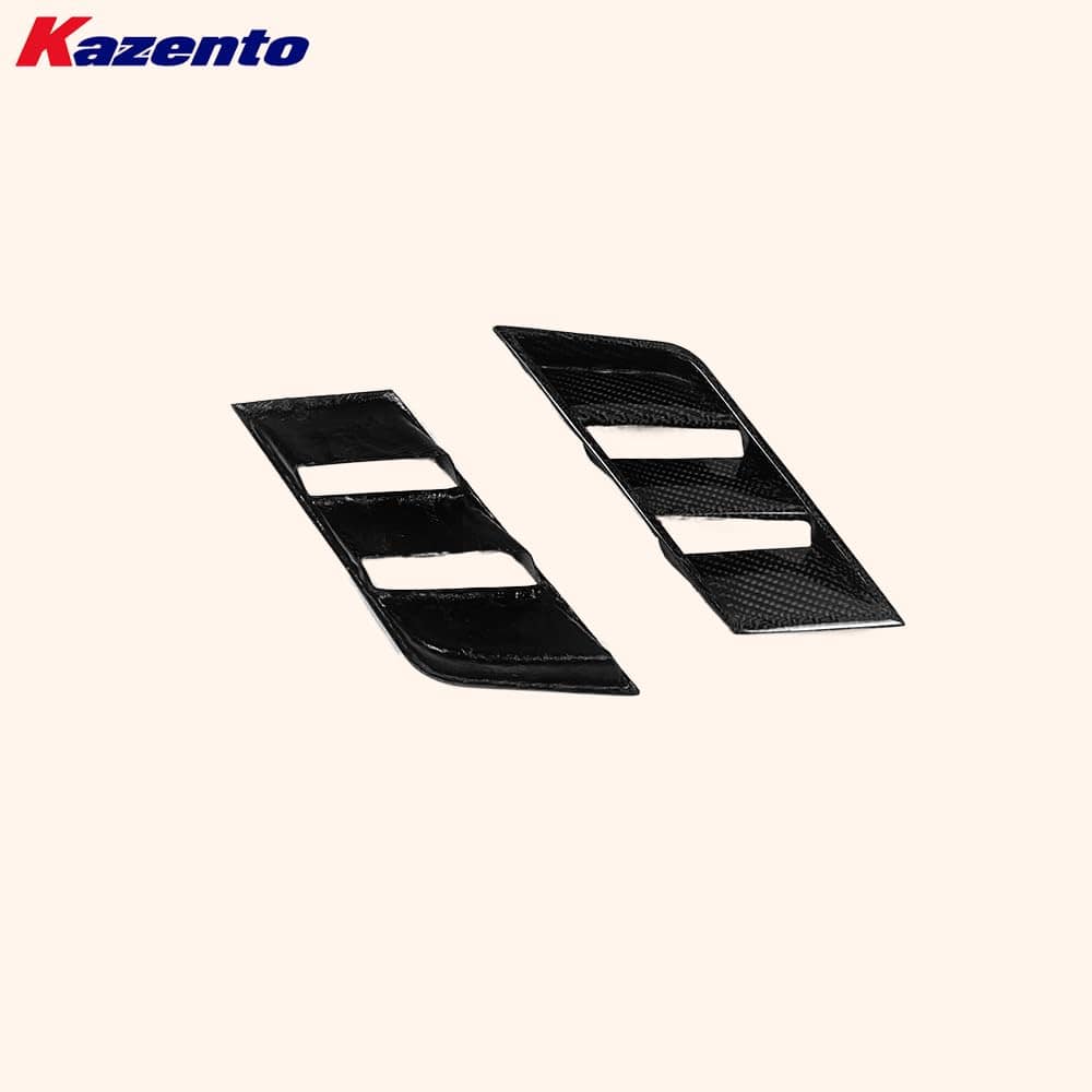 Kazento For Nissan 17-22 R35 GTR OE Style Carbon Fiber Rear Bumper Bottom Lip Side Duct Kazento Carbon Parts 车身侧板 R35-RLVT-OE-17-CF