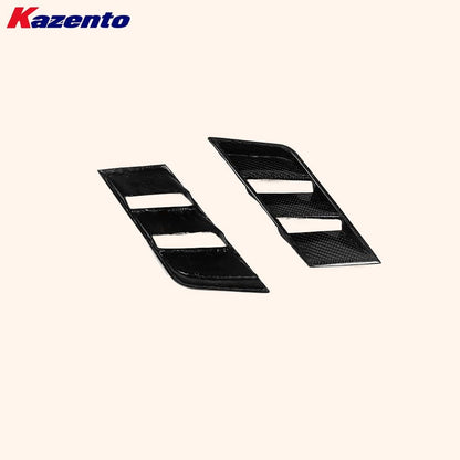 Kazento For Nissan 17-22 R35 GTR OE Style Carbon Fiber Rear Bumper Bottom Lip Side Duct Kazento Carbon Parts 车身侧板 R35-RLVT-OE-17-CF