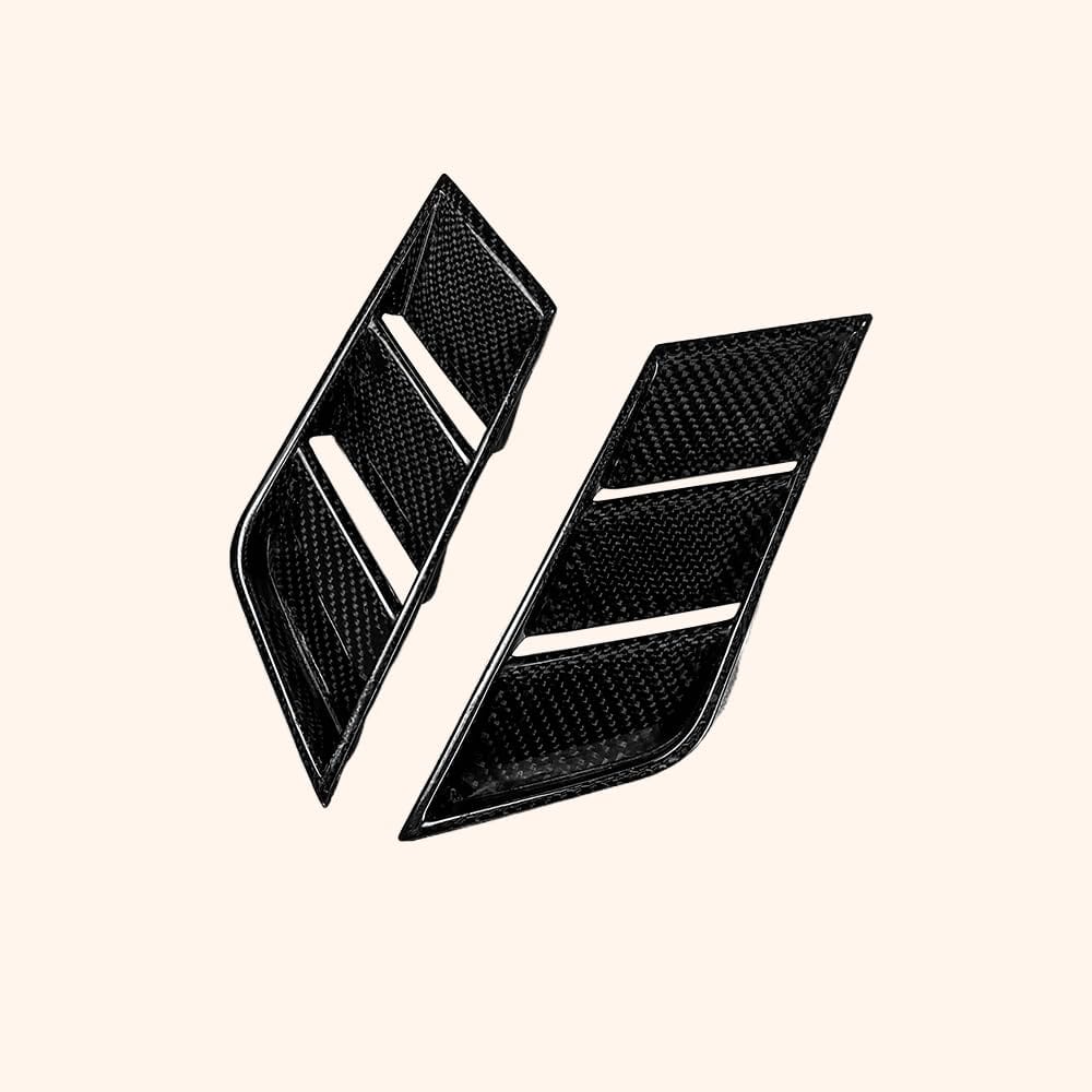 Kazento For Nissan 17-22 R35 GTR OE Style Carbon Fiber Rear Bumper Bottom Lip Side Duct Kazento Carbon Parts 车身侧板 R35-RLVT-OE-17-CF