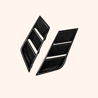 Kazento For Nissan 17-22 R35 GTR OE Style Carbon Fiber Rear Bumper Bottom Lip Side Duct Kazento Carbon Parts 车身侧板 R35-RLVT-OE-17-CF