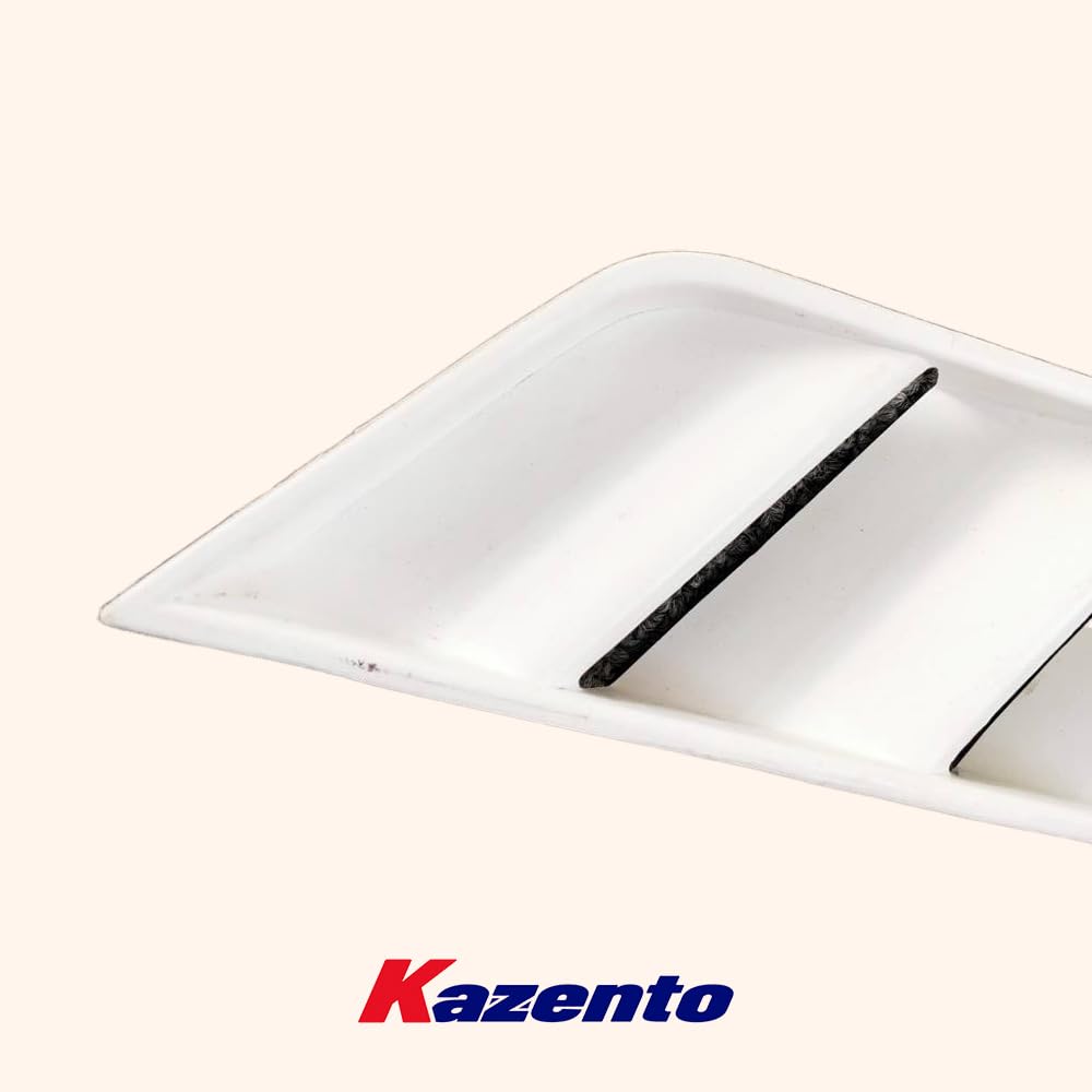 Kazento For Nissan 17-22 R35 GTR OE Style Rear Bumper Bottom Lip Side Duct FRP Unpaint Kazento Carbon Parts 车身侧板 R35-RLVT-OE-17-FRP