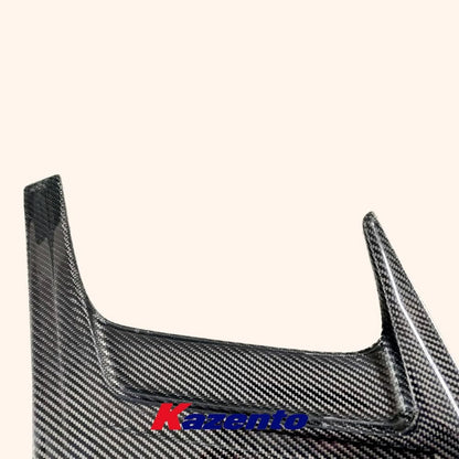 Kazento For Nissan 17-22 R35 GTR TS Style Carbon Rear Bumper Fender Side Duct Vent Pair Kazento Carbon Parts 车身侧板 R35-RBV-TS-17-CF