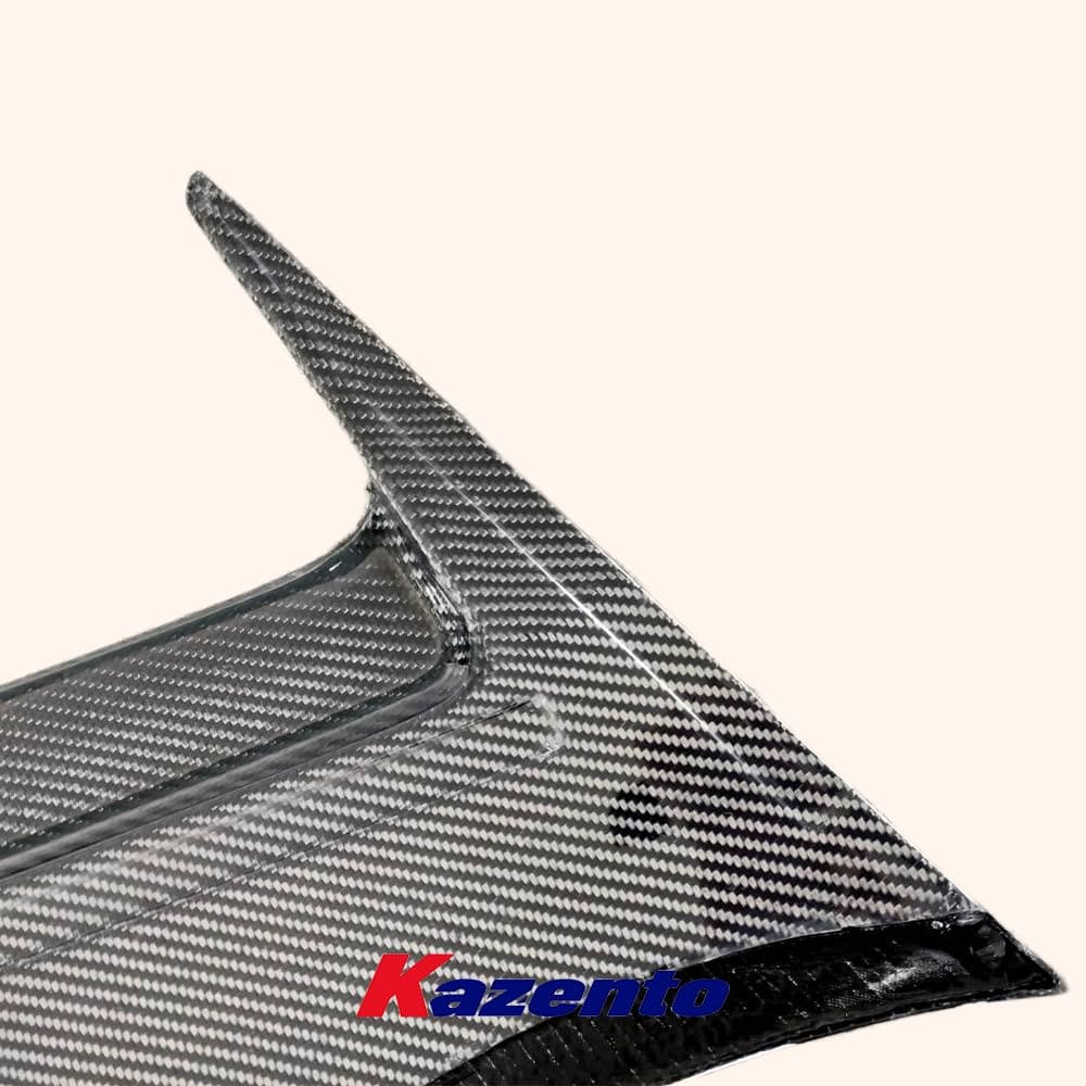 Kazento For Nissan 17-22 R35 GTR TS Style Carbon Rear Bumper Fender Side Duct Vent Pair Kazento Carbon Parts 车身侧板 R35-RBV-TS-17-CF