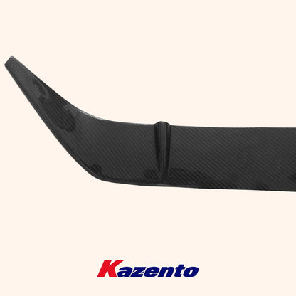 Kazento For Nissan 17- R35 GTR Type M Carbon Fiber Front Bumper Hood Grille Cover Kazento Carbon Parts 车身侧板 R35-FG-M-17-CF