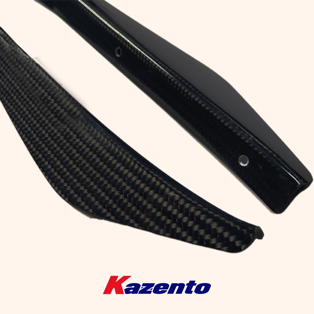 Kazento For Nissan 17+ R35 GTR VS17Ver Style Carbon Fiber Front Bumper Side Canards 4PCS