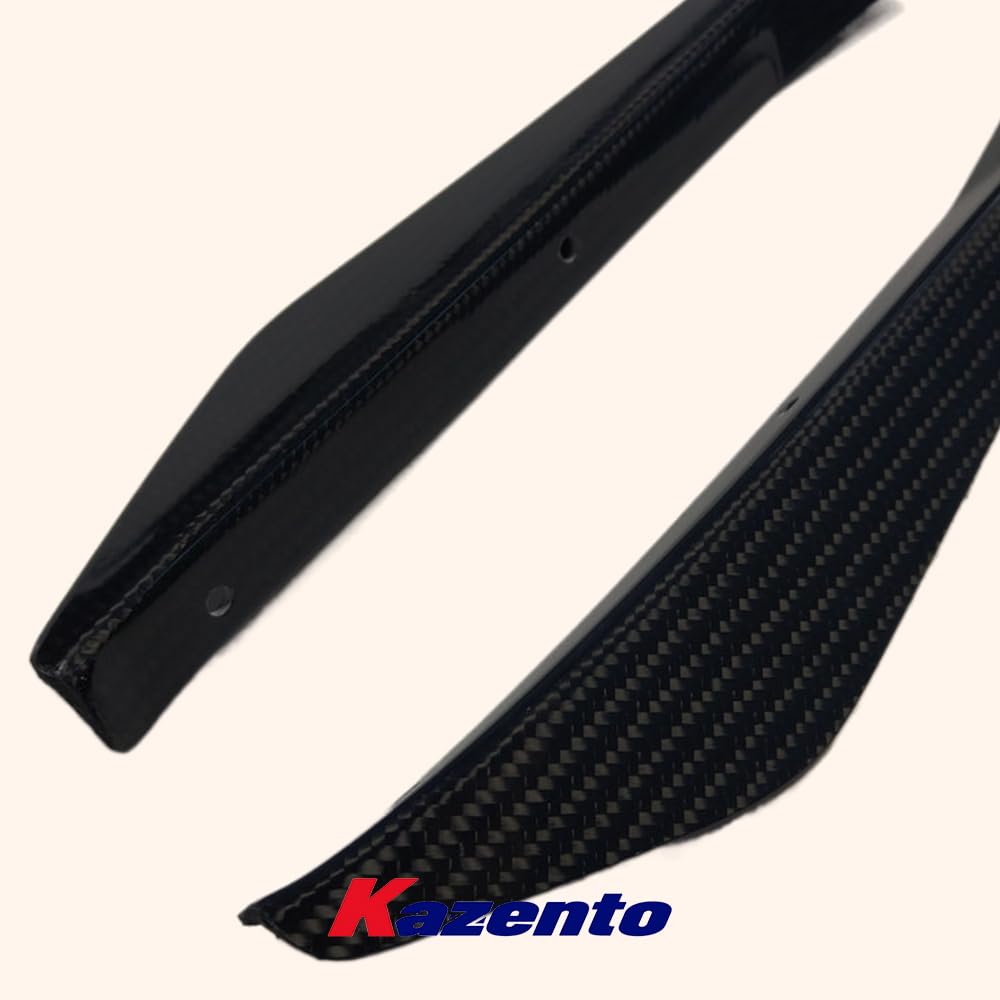 Kazento For Nissan 17+ R35 GTR VS17Ver Style Carbon Fiber Front Bumper Side Canards 4PCS