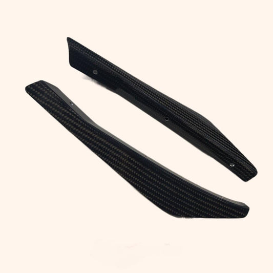 Kazento For Nissan 17+ R35 GTR VS17Ver Style Carbon Fiber Front Bumper Side Canards 4PCS