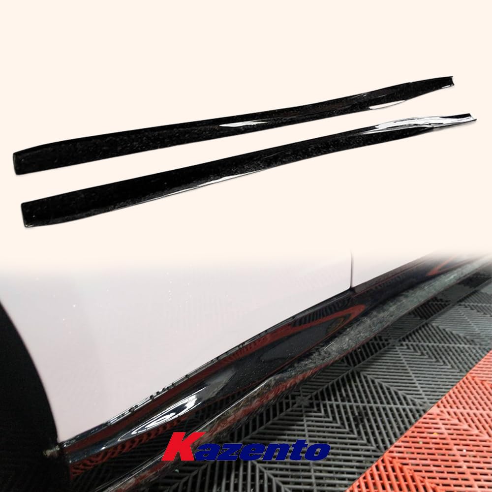 Kazento For Nissan 17+ R35 GTR VS17Ver Style Forged Carbon Side Skirts Exetension Add On Kazento Carbon Parts 车身侧板 R35-SSX-VA17-17-FCF