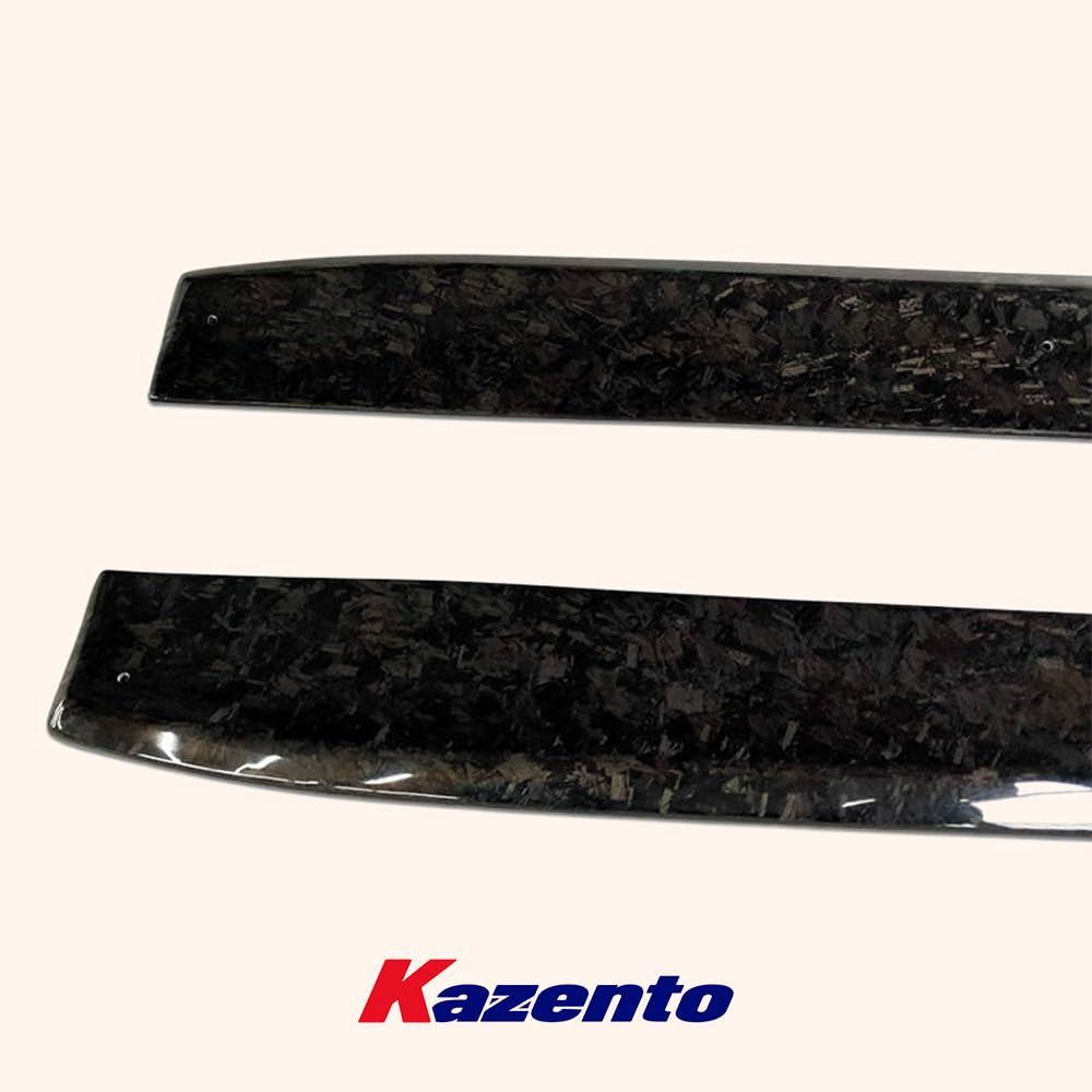 Kazento For Nissan 17+ R35 GTR VS17Ver Style Forged Carbon Side Skirts Exetension Add On Kazento Carbon Parts 车身侧板 R35-SSX-VA17-17-FCF