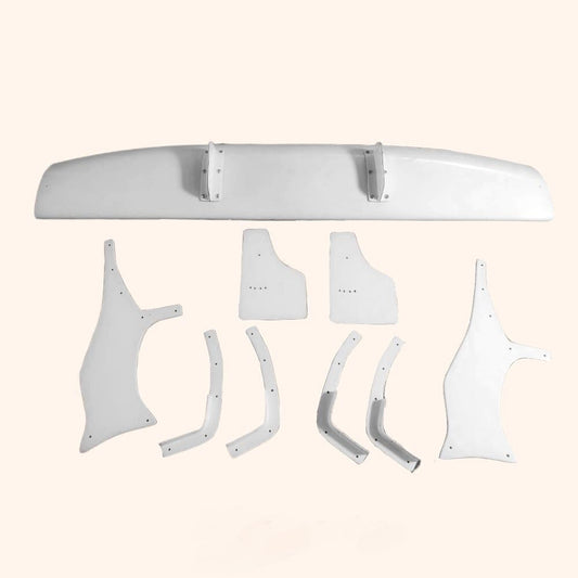 Kazento For Nissan 180SX 200SX 240SX S13 MS1 Style FRP Unpaint Rear Trunk GT Spoiler Kazento Carbon Parts 车身侧板 180SX-RS-GT-MS1-FRP