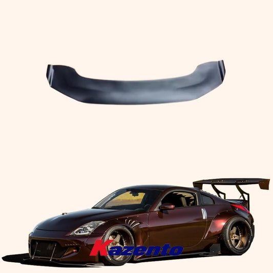 Kazento For Nissan 2003-08 Z33 350Z ROCK Style Fiberglass FRP Unpaint Front Bumper Lip Kazento Carbon Parts 车身侧板 350Z-FL-RB2-FRP