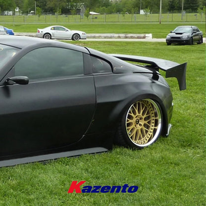 Kazento For Nissan Fairlady Z33 350Z DO Fiberglass Unpaint Wide Body Rear Bumper Fender Kazento Carbon Parts 车身侧板 350Z-RF-DO-FRP