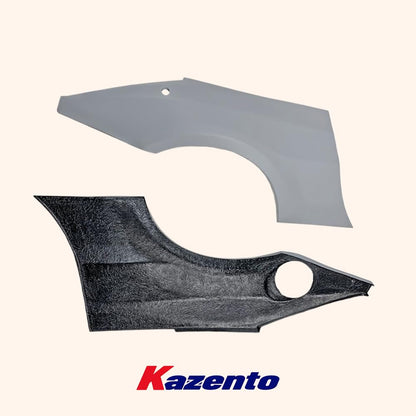 Kazento For Nissan Fairlady Z33 350Z DO Fiberglass Unpaint Wide Body Rear Bumper Fender