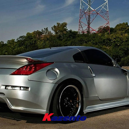 Kazento For Nissan Fairlady Z33 350Z DO Fiberglass Unpaint Wide Body Rear Bumper Fender