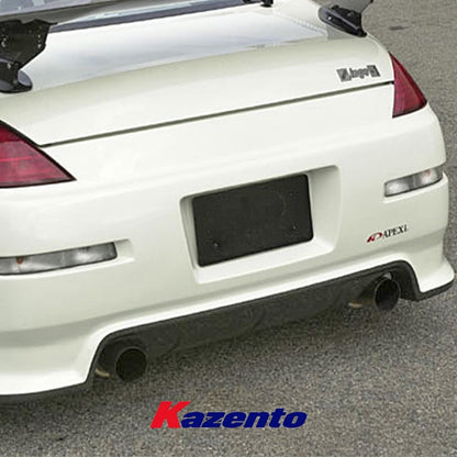 Kazento For Nissan Fairlady Z33 350Z ING Style Fiberglass Wide Body Rear Bumper With Lip Kazento Carbon Parts 车身侧板 350Z-RB-ING-FRP