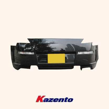 Kazento For Nissan Fairlady Z33 350Z STK Style Fiberglass Wide Body Rear Bumper With Lip Kazento Carbon Parts 车身侧板 350Z-RB-STK-FRP